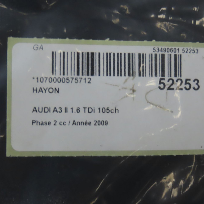 Hayon occasion AUDI A3 II Phase 2 06-2008->07-2012 1.6 TDi 105ch 8P3827023AF 4