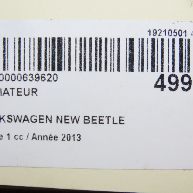 Radiateur occasion VOLKSWAGEN NEW BEETLE II phase 1 09-2011->... 1.6 TDI 105ch 1K0121251AB 4