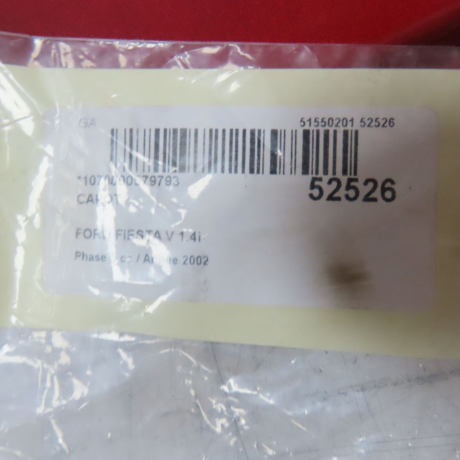 Capot occasion FORD FIESTA V Phase 1 09-2002->10-2005 1.4i 1346646 8