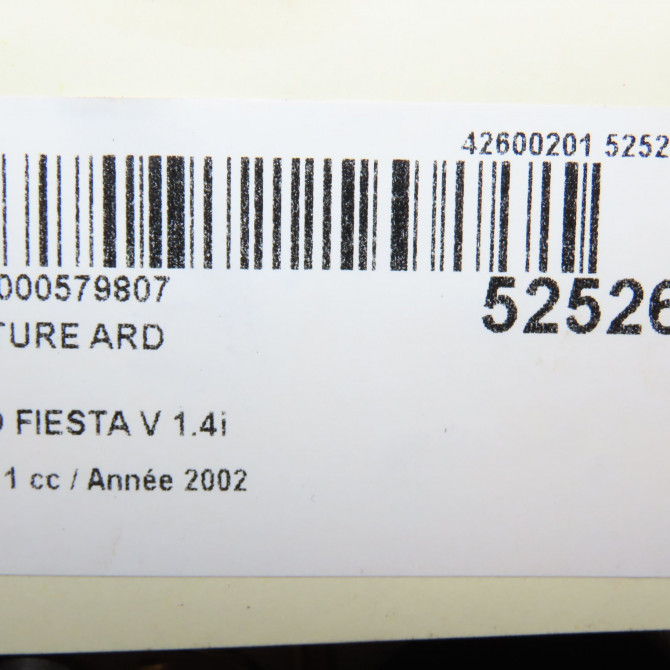 Ceinture arrière droite occasion FORD FIESTA V Phase 1 09-2002->10-2005 1.4i 1151705 5