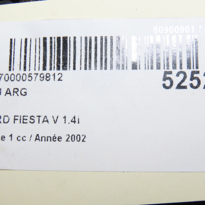 Feu arrière gauche occasion FORD FIESTA V Phase 1 09-2002->10-2005 1.4i 1324578 5