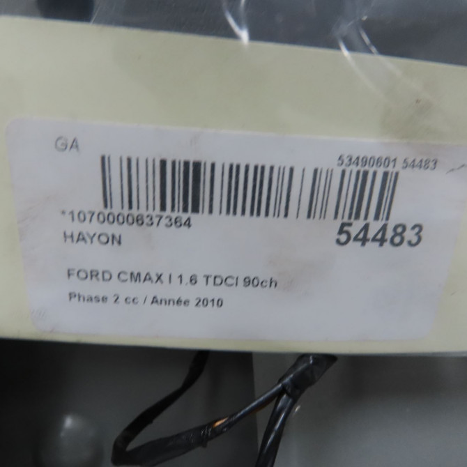 Hayon occasion FORD CMAX I Phase 2 03-2007->09-2010 1.6 TDCI 90ch 1683574 5