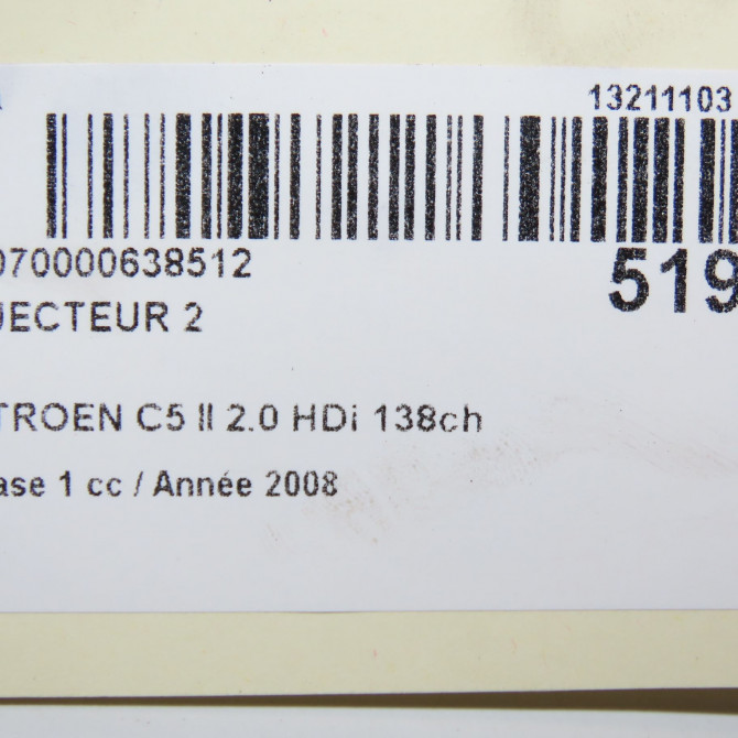 occasion CITROEN C5 II Phase 1 04-2008->... 2.0 HDi 138ch 1980S3 5