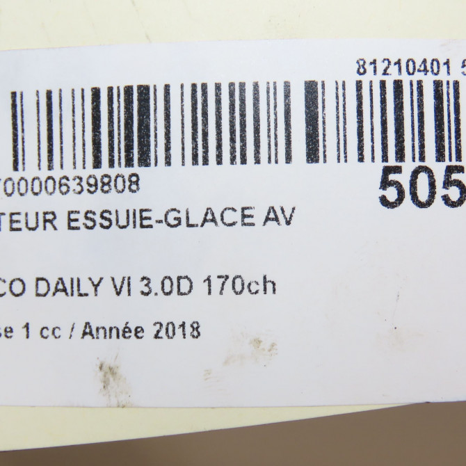 Moteur essuie-glace avant occasion 7