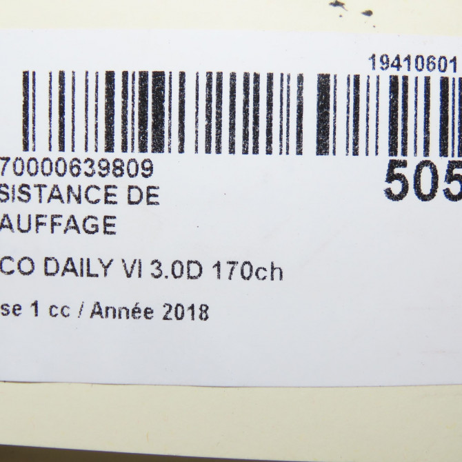 Resistance de chauffage occasion 5