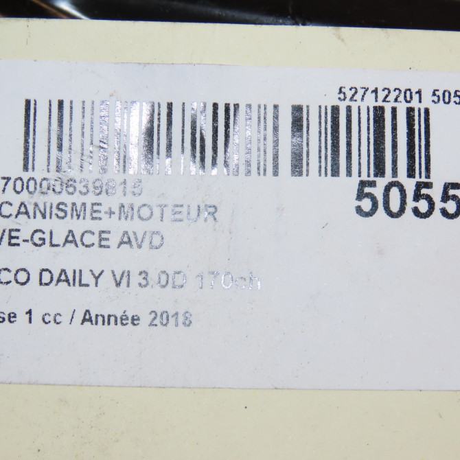 Mecanisme + moteur lève-glace avant droit occasion 8