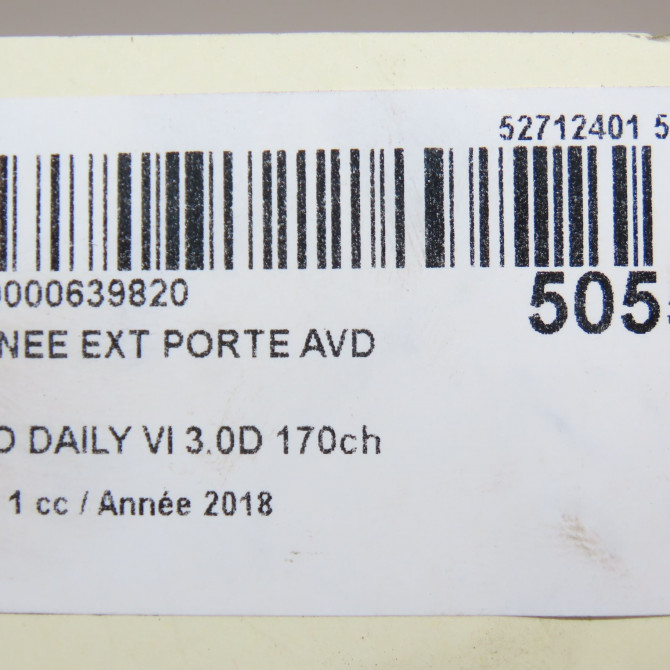 Poignee ext porte avd occasion 5