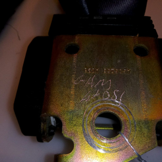 Ceinture arrière droite occasion RENAULT ESPACE III Phase 1 12-1996->09-2002 2.2 DCI 115ch 6025313511 2