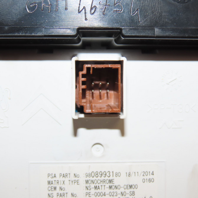 Compteur occasion PEUGEOT 3008 I Phase 2 11-2013->... 1.6i 165ch 9805230480 3