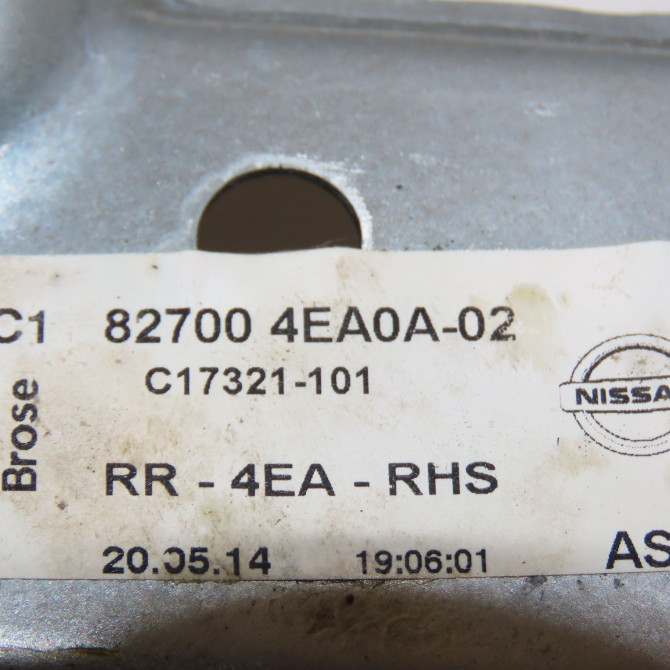 Mecanisme+moteur leve-glace ard occasion NISSAN QASHQAI II Phase 1 02-2014->... 1.5 DCI 110ch 827004EA0A 4