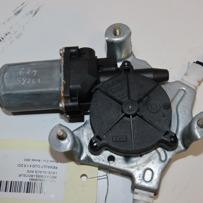 Mecanisme+moteur leve-glace avg occasion RENAULT CLIO II Phase 2 06-2001->07-2006 1.5 DCI 80ch 7700842247 3