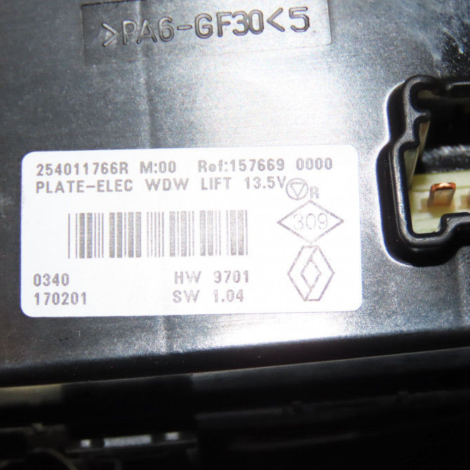 Commande lève-glace porte avant gauche occasion RENAULT KADJAR Phase 1 06-2015->... 1.2 TCE 130ch 254011766R 4