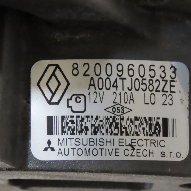 Alternateur occasion RENAULT SCENIC III Phase 1 04-2009->11-2011 1.5 DCI 110ch 231002151R 7