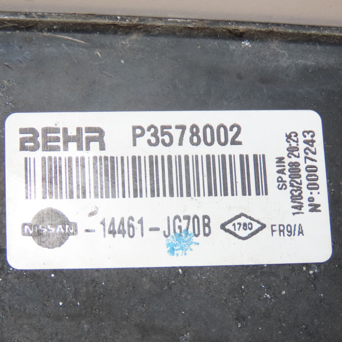 Echangeur air occasion RENAULT KOLEOS I Phase 1 06-2008->12-2011 2.0 DCI 150ch 144613UC0C 3