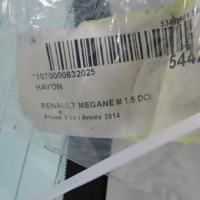 Hayon occasion RENAULT MEGANE III Phase 3 10-2013->... 1.5 DCI 95ch 901002517R 6