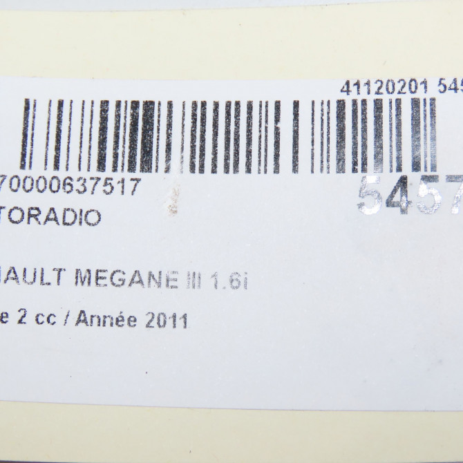 Autoradio occasion  281150030R 7