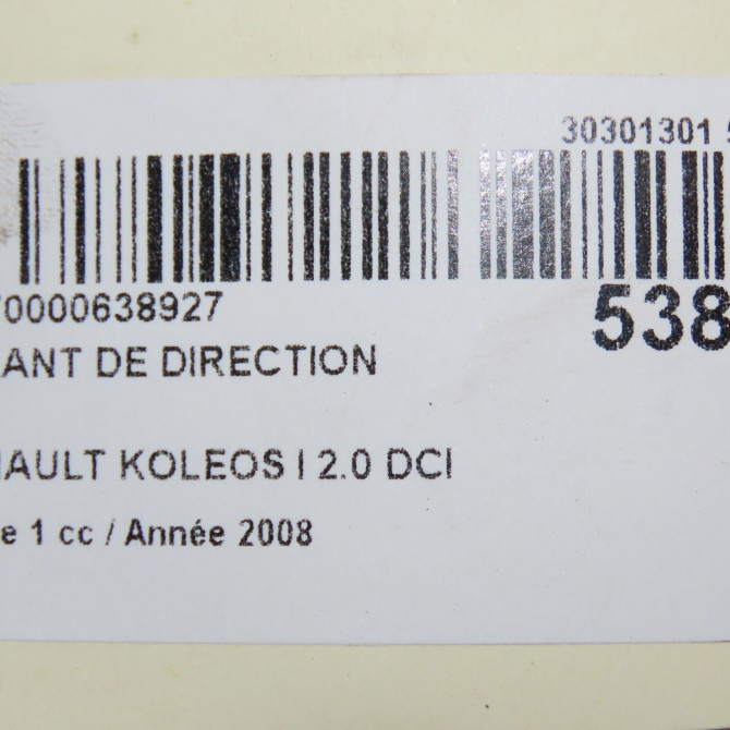 Volant de direction occasion RENAULT KOLEOS I Phase 1 06-2008->12-2011 2.0 DCI 150ch 985105461R 6