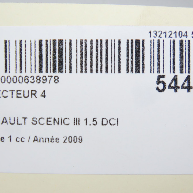 occasion RENAULT SCENIC III Phase 1 04-2009->11-2011 1.5 DCI 105ch 166009445R 5