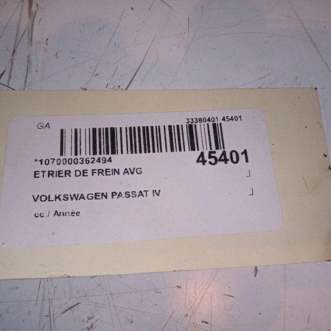 Etrier de frein avant gauche occasion  1K0615123E 4