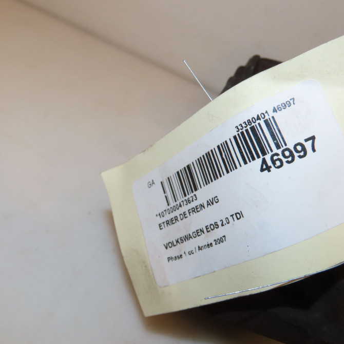 Etrier de frein avant gauche occasion VOLKSWAGEN EOS Phase 1 04-2006->01-2011 2.0 TDI 140ch 1K0615123E 5
