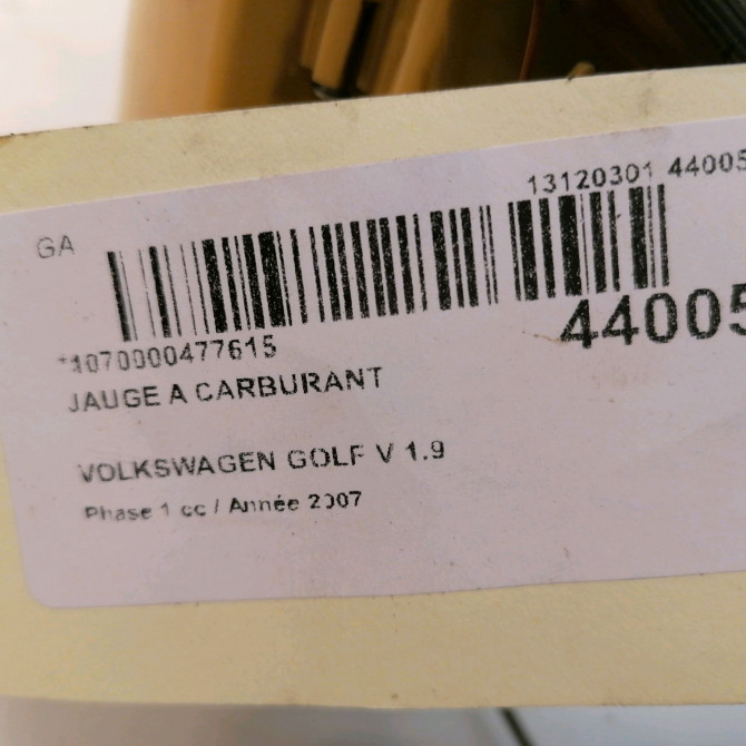 Jauge a carburant occasion VOLKSWAGEN GOLF V Phase 1 11-2003->10-2008 1.9 TDI 90ch 1K0919673AF 5