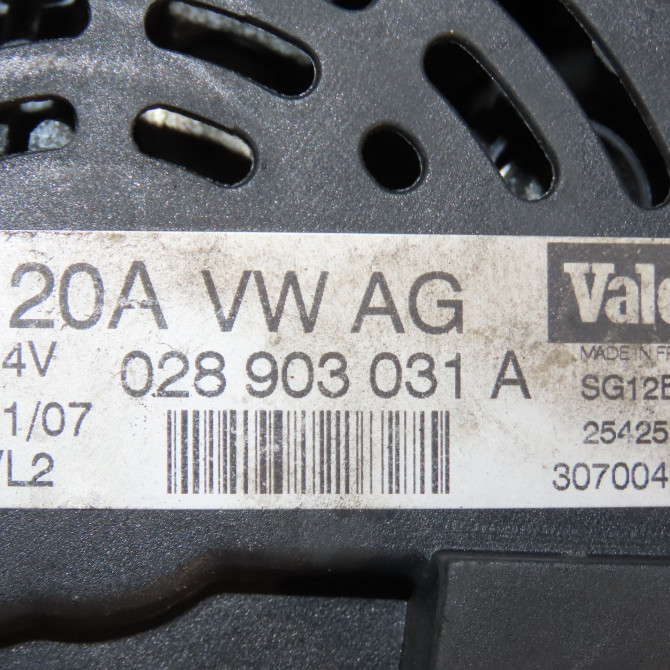 Alternateur occasion SKODA SUPERB I Phase 1 06-2002->06-2008 1.9 TDI 130ch 38903018QX 7