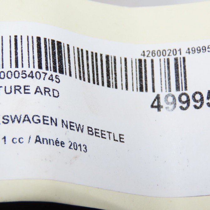 Ceinture arrière droite occasion VOLKSWAGEN NEW BEETLE II phase 1 09-2011->... 1.6 TDI 105ch 5C5857806ERAA 4