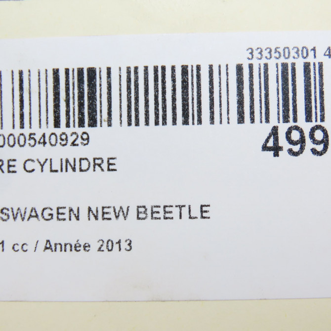 Maitre cylindre occasion VOLKSWAGEN NEW BEETLE II phase 1 09-2011->... 1.6 TDI 105ch 1K1614019AF 7