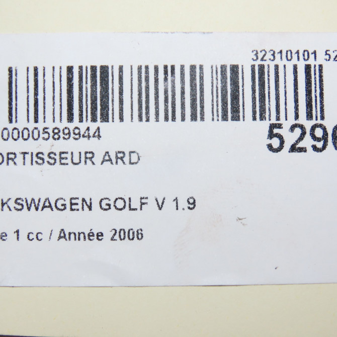 Amortisseur arrière droit occasion VOLKSWAGEN GOLF V Phase 1 11-2003->10-2008 1.9 TDI 105ch 1K0513029FA 7
