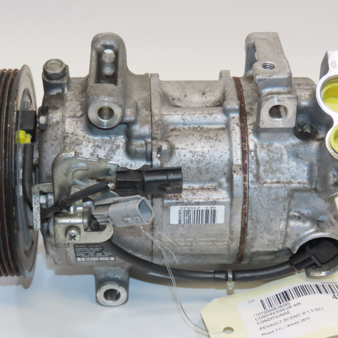 Compresseur air conditionne occasion RENAULT SCENIC III Phase 3 04-2013->... 1.5 DCI 110ch 926004EA0A 2