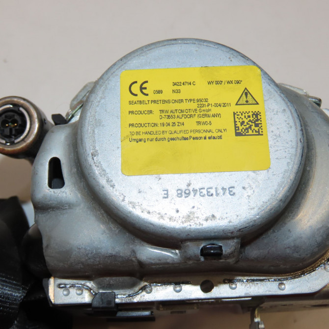 Ceinture arrière droite occasion SEAT ATECA Phase 1 06-2016->... 575857805CRAA 4