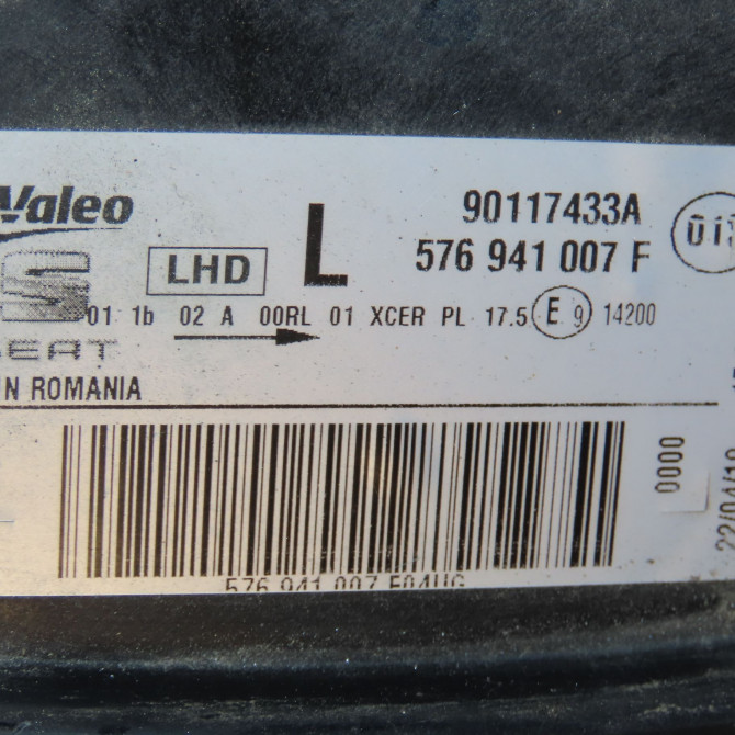 Phare gauche occasion SEAT ATECA Phase 1 06-2016->... 576941773A 4