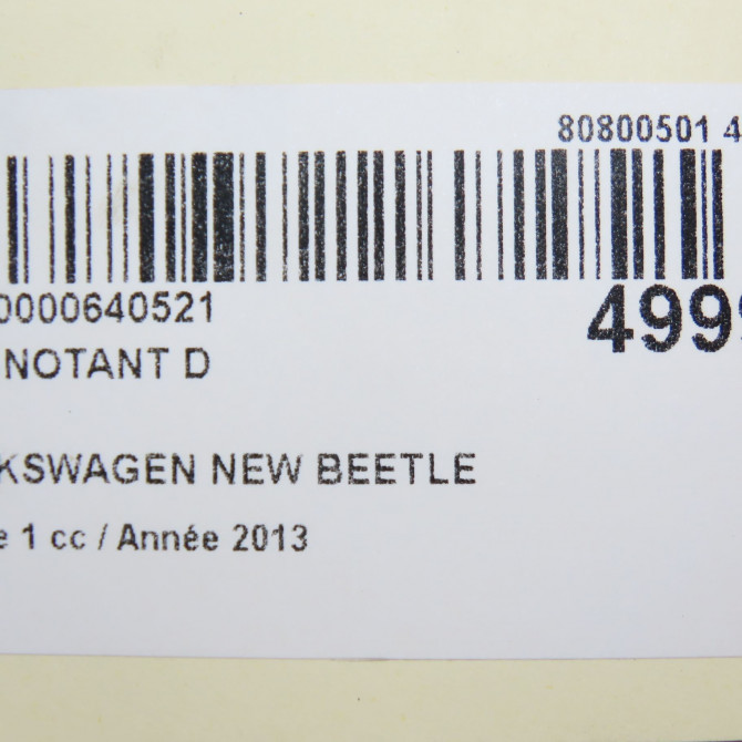 Clignotant droit occasion VOLKSWAGEN NEW BEETLE II phase 1 09-2011->... 1.6 TDI 105ch 5