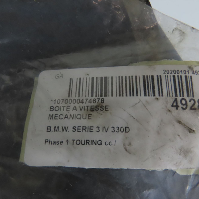 Boîte à vitesse mecanique occasion B.M.W. SERIE 3 IV Phase 1 04-1995->04-1999 330D 183ch 23007508772 8