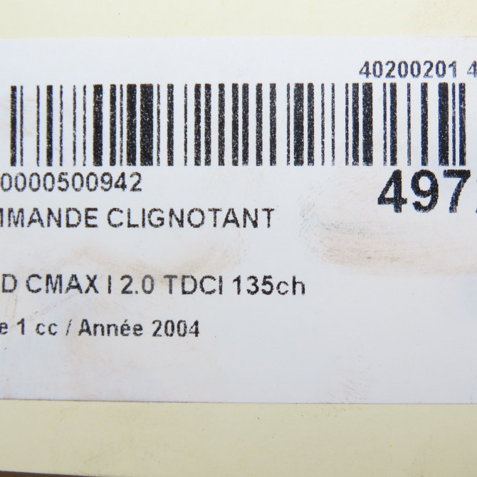Commande clignotant occasion FORD CMAX I Phase 1 09-2003->03-2007 2.0 TDCI 135ch 1321030 5