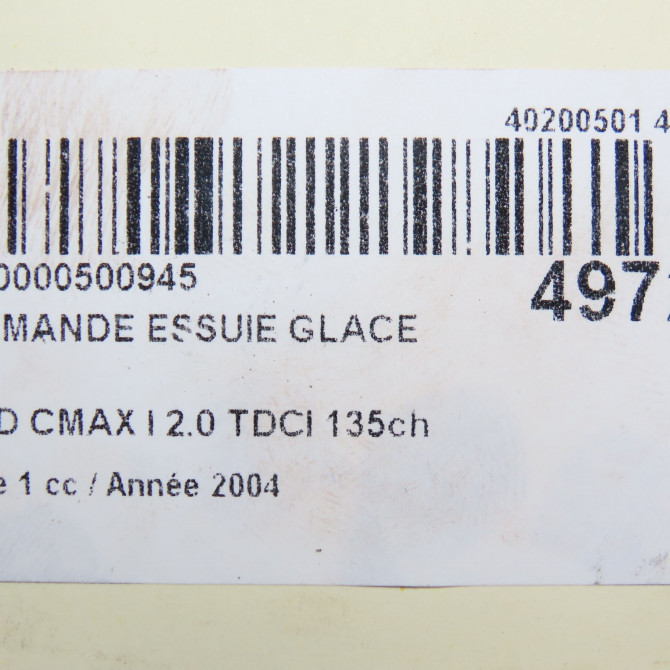 Commande essuie glace occasion FORD CMAX I Phase 1 09-2003->03-2007 2.0 TDCI 135ch 1300457 5