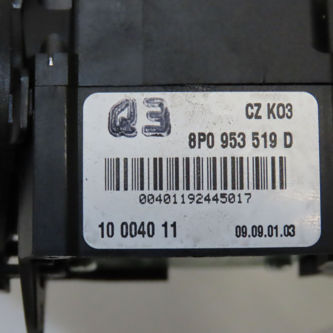 Commande essuie glace occasion AUDI A3 II Phase 2 06-2008->07-2012 1.6 TDi 105ch 8P0953519D9B9 4