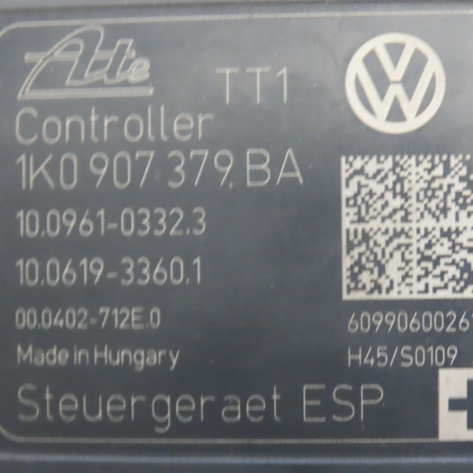 Unité hydraulique ABS occasion AUDI A3 II Phase 2 06-2008->07-2012 1.6 TDi 105ch 5
