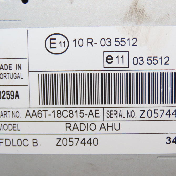 Autoradio occasion FORD FIESTA VI Phase 1 10-2008->11-2012 1.2i 60ch Ambiente 2044323 3