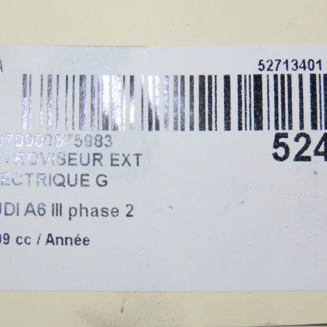 Retroviseur exterieur electrique gauche occasion AUDI A6 III phase 2 10-2008->12-2010 4F1857409AM01C 6