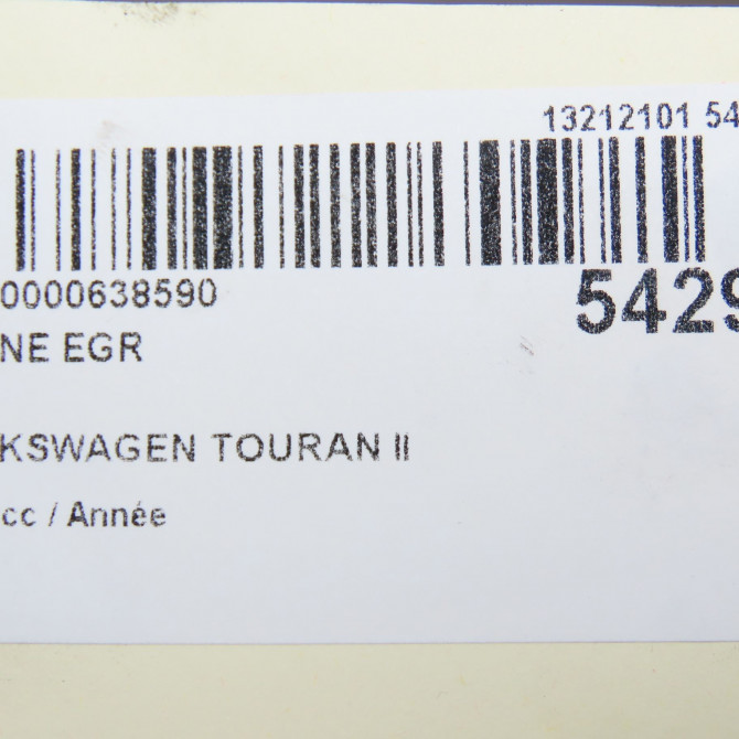 Vanne EGR occasion VOLKSWAGEN TOURAN II Phase 1 09-2010->12-2015 7