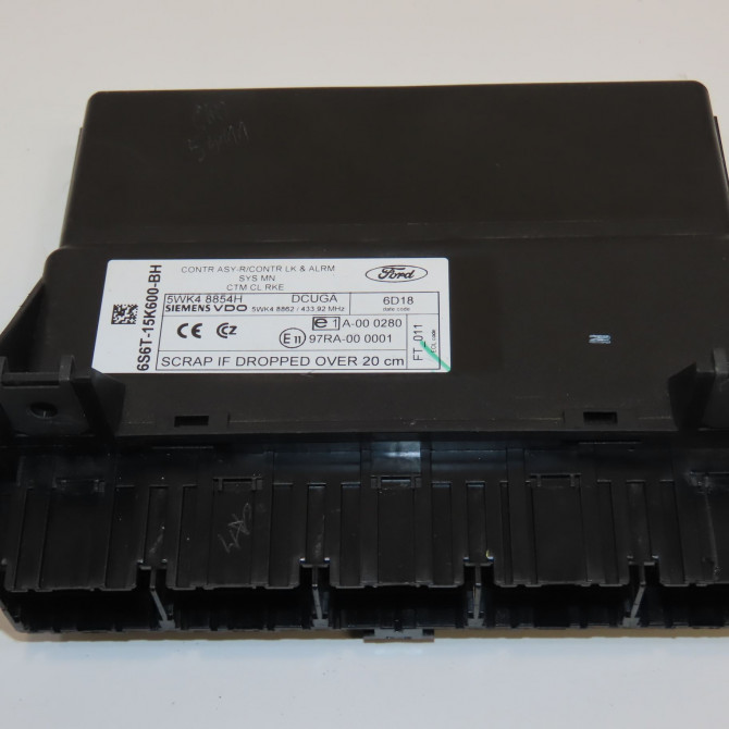 Boitier verrouillage centralise porte occasion FORD FIESTA V Phase 2 10-2005->10-2008 1.4 TDCI 1