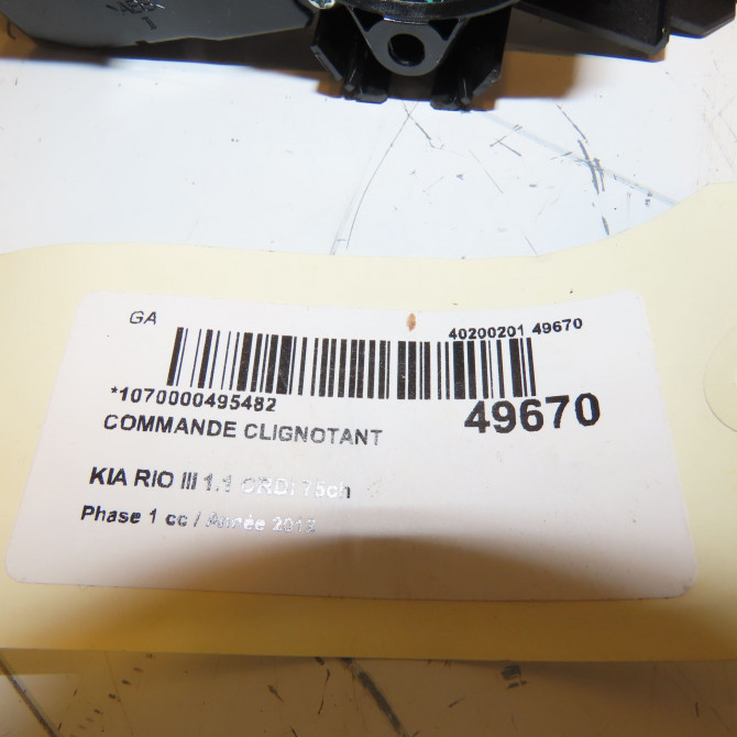 Commande clignotant occasion KIA RIO III Phase 1 06-2011->... 1.1 CRDI 75ch 937131W100CA 4