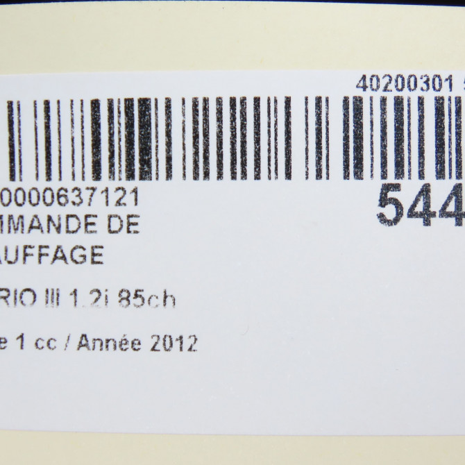Commande de chauffage occasion KIA RIO III Phase 1 06-2011->... 1.2i 85ch 972501W040 7