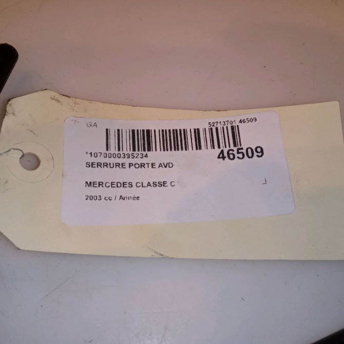 Serrure porte avd occasion MERCEDES CLASSE C COUPE SPORT II Phase 1 03-2001->03-2004 2037200835 5