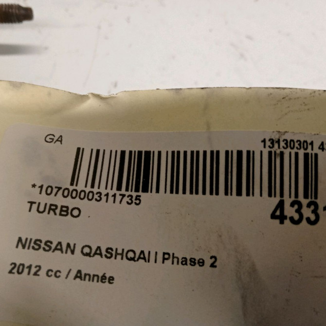 Turbo occasion NISSAN QASHQAI I Phase 2 03-2010->04-2014 1441100Q5J 4