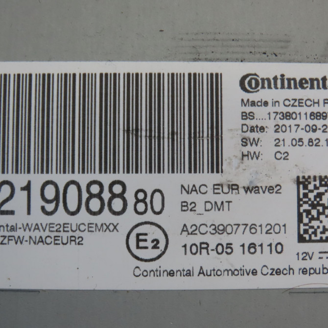 Autoradio occasion PEUGEOT 208 Phase 2 04-2015->... 1.2i 81ch 1684721380 3