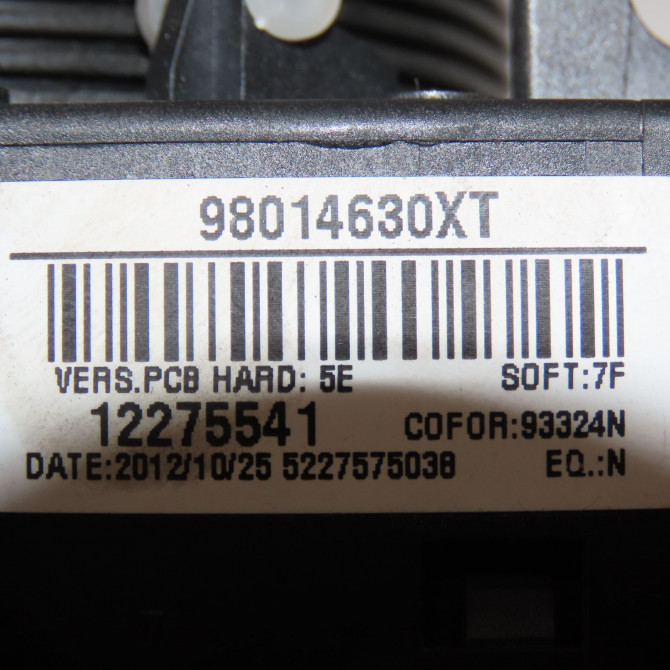 Bloc commodos occasion PEUGEOT 206 + Phase 1 03-2009->05-2013 1.4 HDI 70ch 98014630XT 5