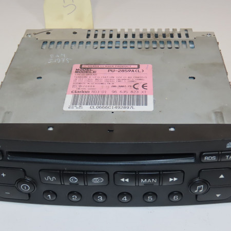 Autoradio occasion PEUGEOT 206 + Phase 1 03-2009->05-2013 1.4 HDI 70ch 6564WF