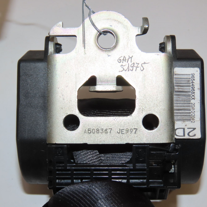 Ceinture arrière droite occasion PEUGEOT 206 + Phase 1 03-2009->05-2013 1.4 HDI 70ch 8975QZ 3